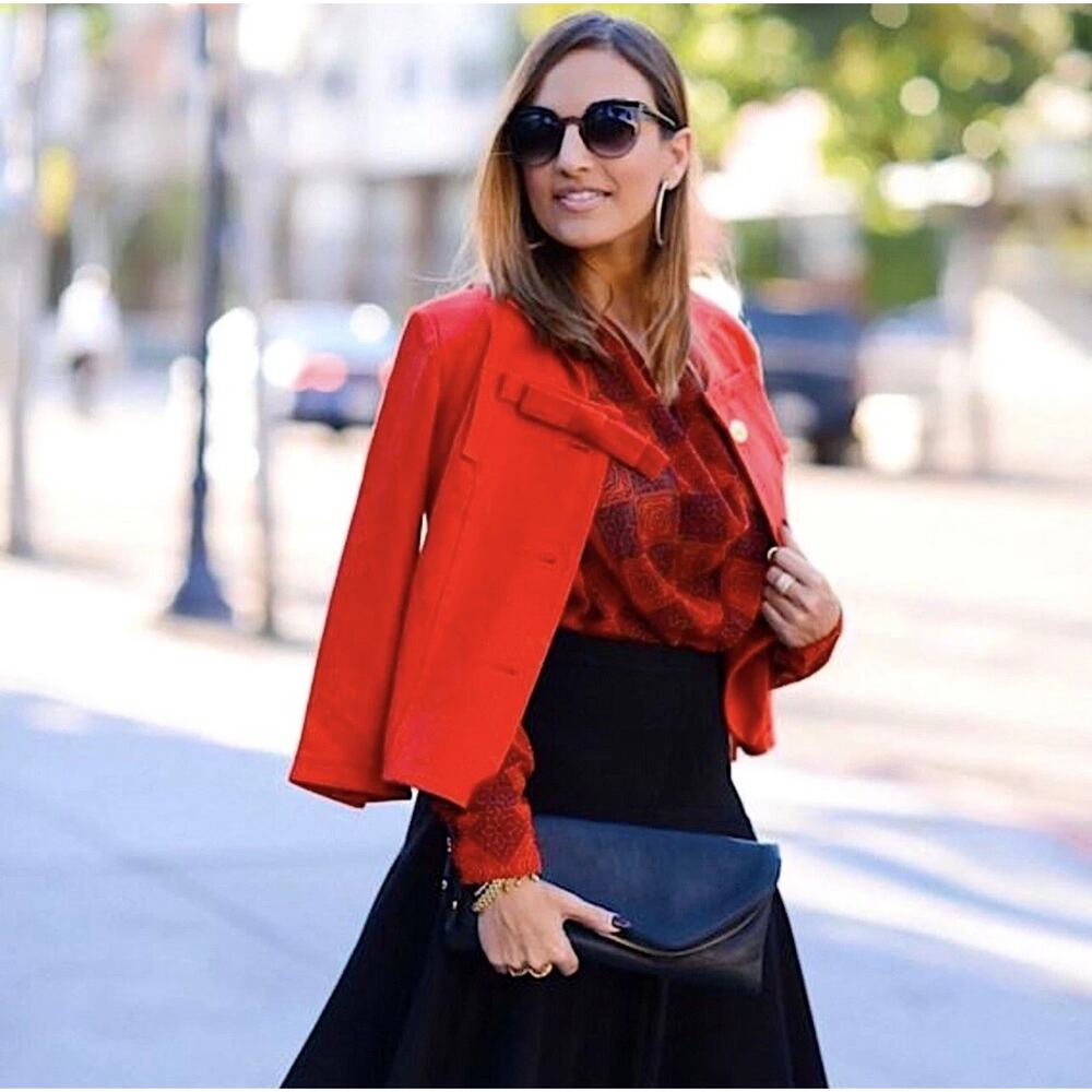 CAbi Red Love Carol Collection Beau Jacket